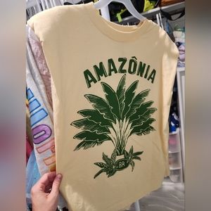 Amazonia Yellow farm rio shirt